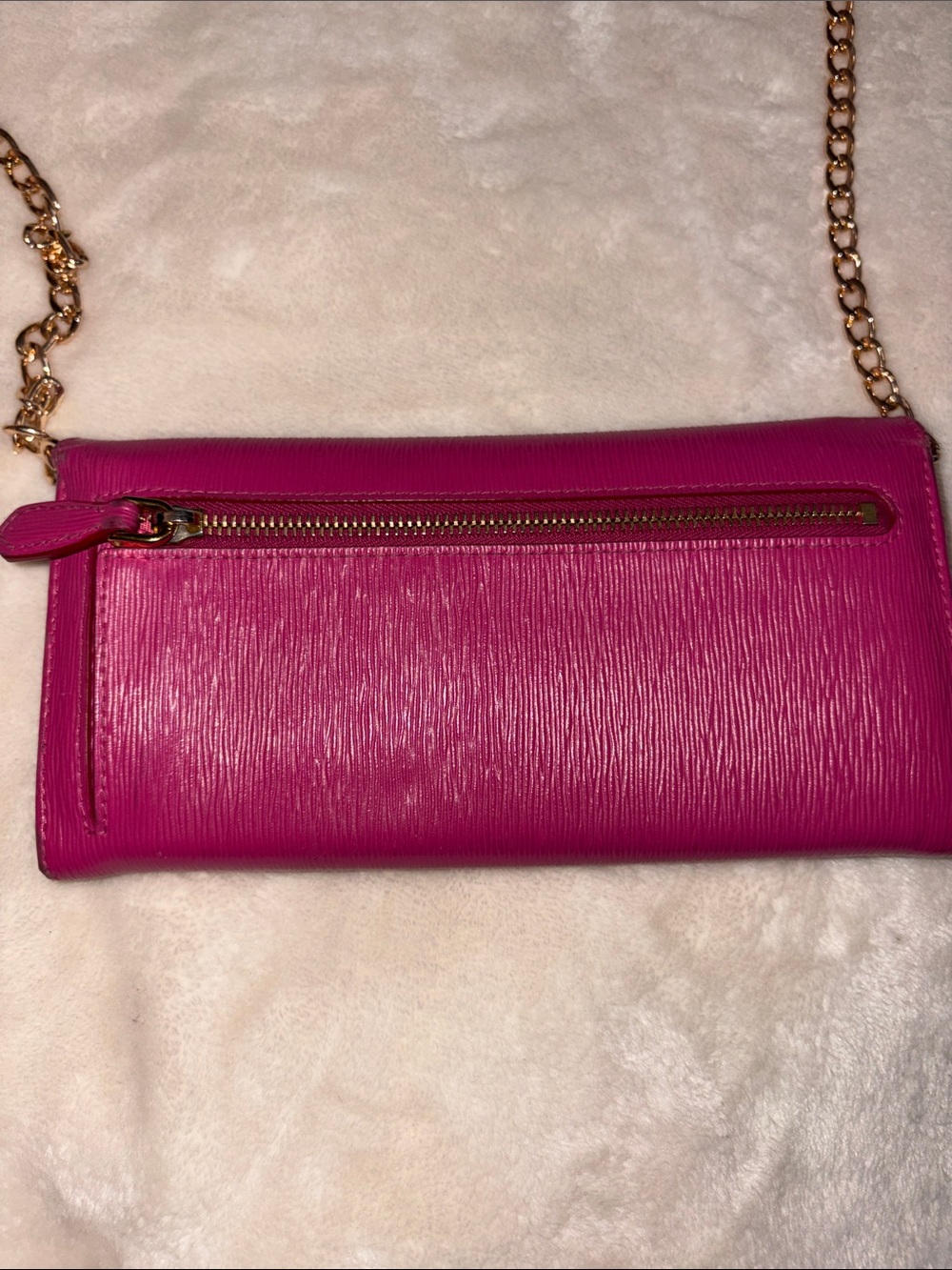 Prada Pink Leather wallet with COA and Chain insert. - Picture 2 of 9